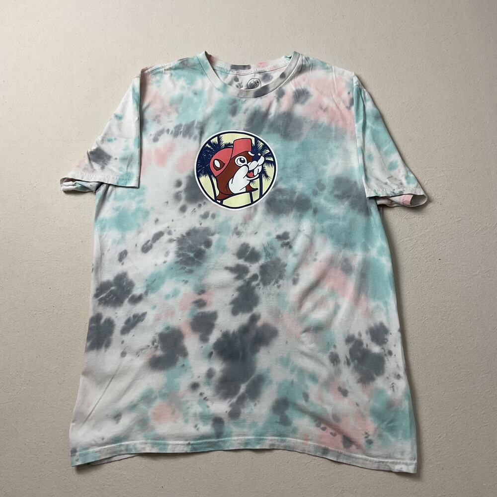 Vintage Gone To Buc-ees Tie-dye Casual T Shirt Adult Large